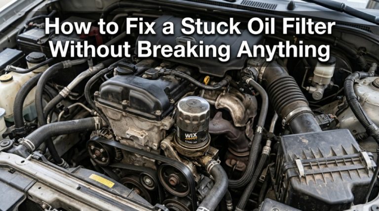 How to Fix a Stuck Oil Filter Without Breaking Anything