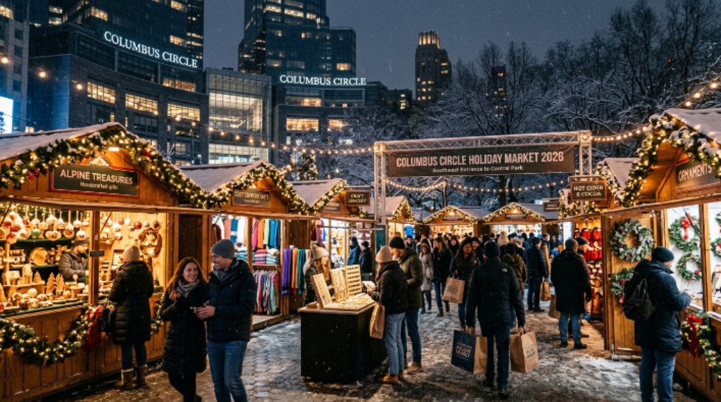 Columbus Circle Holiday Market 2026: Best Things to Do